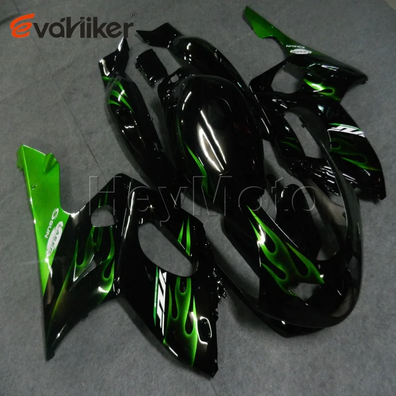 ABS fairing for YZF600R 1997 1998 1999 2000 2001 2002 2003 2004 2005 2006 2007 blue flames motorcycle bodywork kit