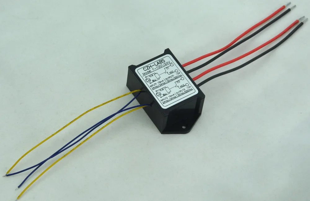 Module de relais de puissance SPST-NO 10amp, tension de contrôle AC/DC 24V.