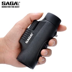 SAGA BAK4 8x32 10x42 Monocular Telescope HD Mini Monocular Outdoor Hunting Camping Scopes Phone