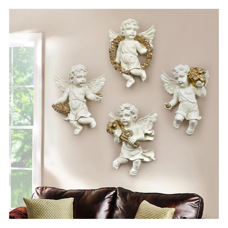 

European Resin Modern Hanging Sculpture Murals Ornaments Artwork Statue Home Corridor Wall Hanging Decoration Creative