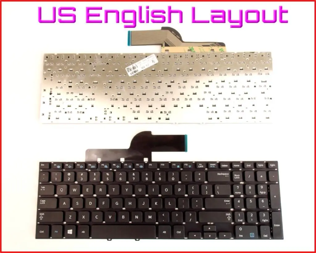 

New Keyboard US English Version for Samsung NP300E5E NP350E5C 300E5E 350E5C NP350V5C 350V5C 15.6" Laptop Without Frame