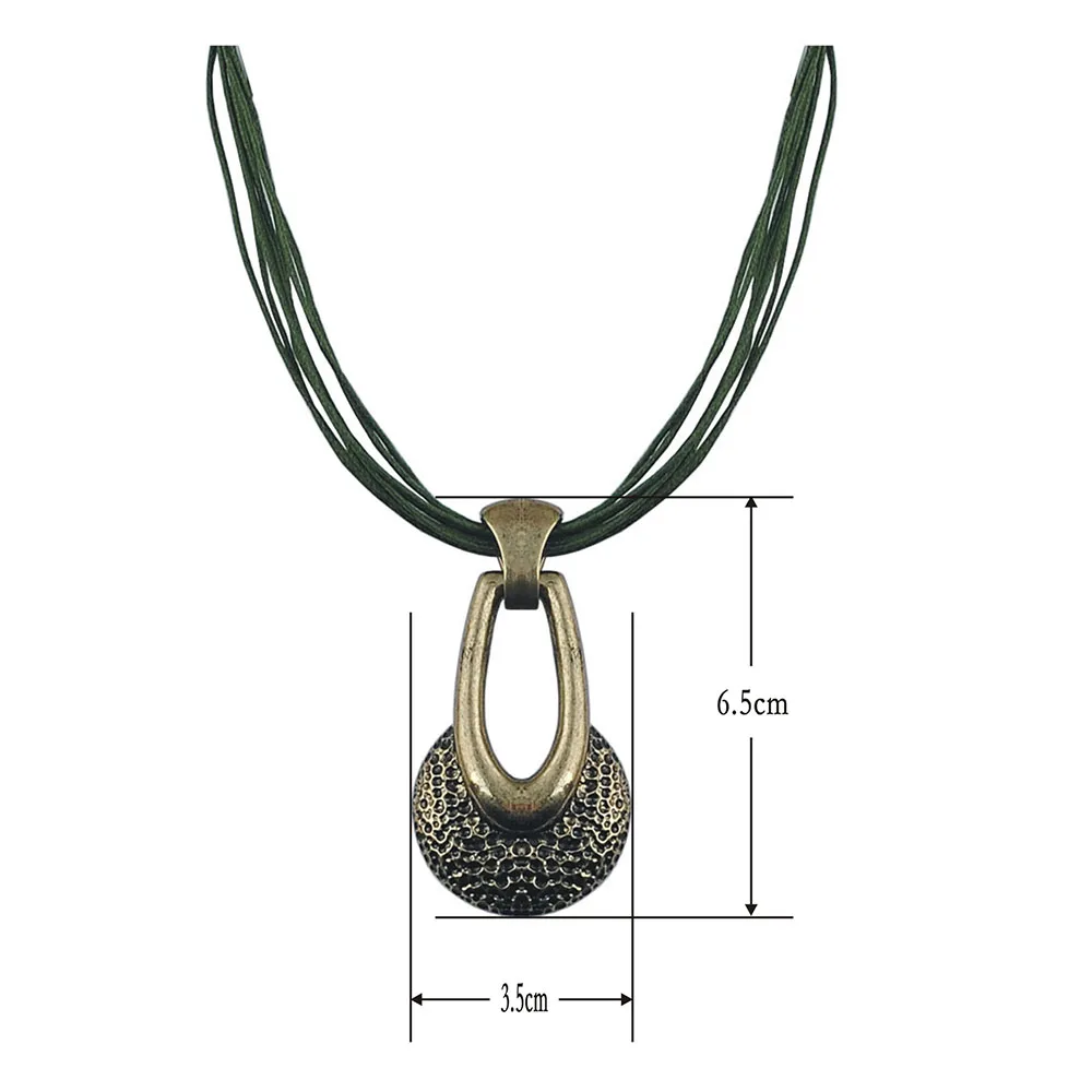 Alloy Jewelry Pendant Necklace Chain Wax String Popular Items