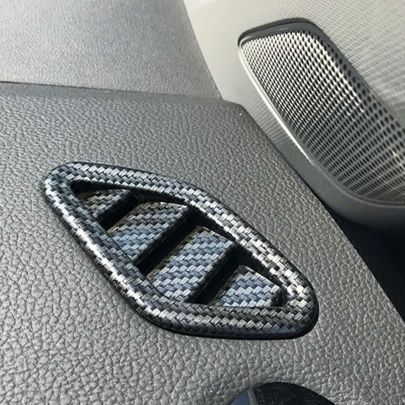 

ABS Chrome For MG ZS 2018 2019 2020 accessories Car front Small air outlet Decoration Cover Trim Sticker Car Styling 2pcs