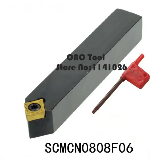 Scmc0808h06 مخرطة معدنية 8*8 مللي متر ، أدوات تحول CNC ، حامل أداة تحول خارجي S-Type SCMCN