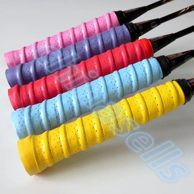 Tennis Racket Overgrips Anti-skid Sweat tape Absorbed Wraps Badminton Racquet OverGrip Fishing Tenis Skidproof Sweat Band grip