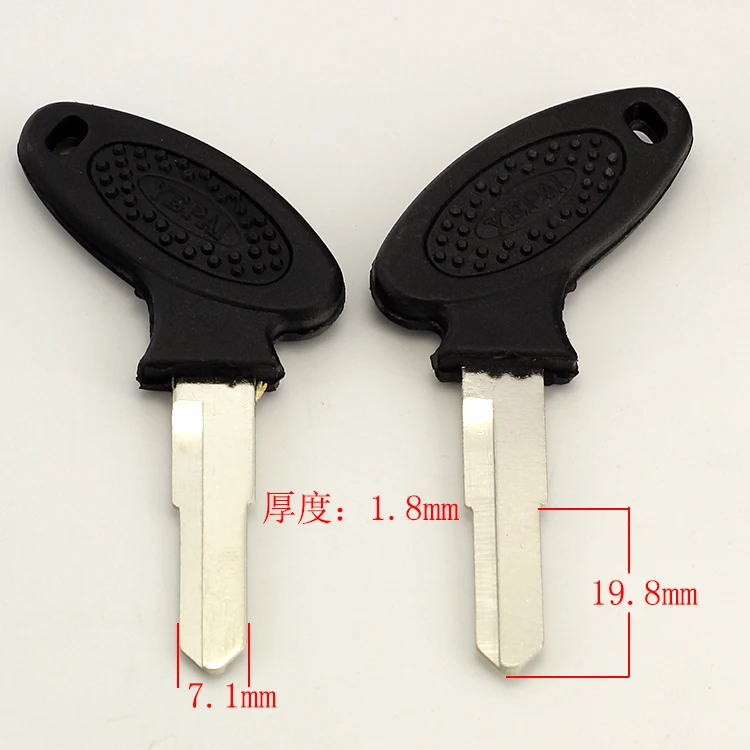 C504 Nhựa chính uốn cong các xe máy ngay key trống Rỗng Key khoảng trống Nguồn Cung Cấp Thợ Khóa 20 cái/lô