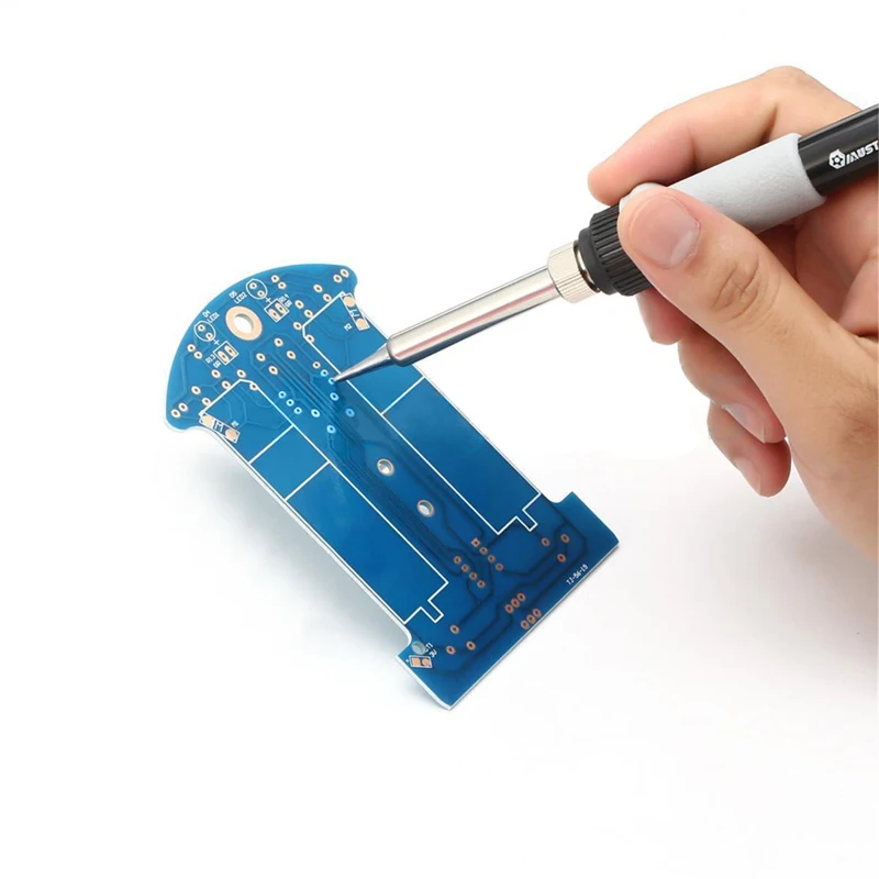 Imagem -03 - Temperatura Ajustável Ferro de Solda Elétrica Kit Novo Mt223 110 220v 60w