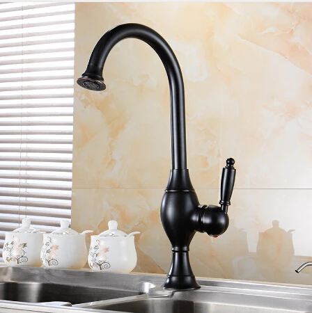 New Single Lever Kitchen Faucet with Mixer Hot and Cold Water Tap Antique Kitchen Sink Taps 5 Colors Wash Sink faucet