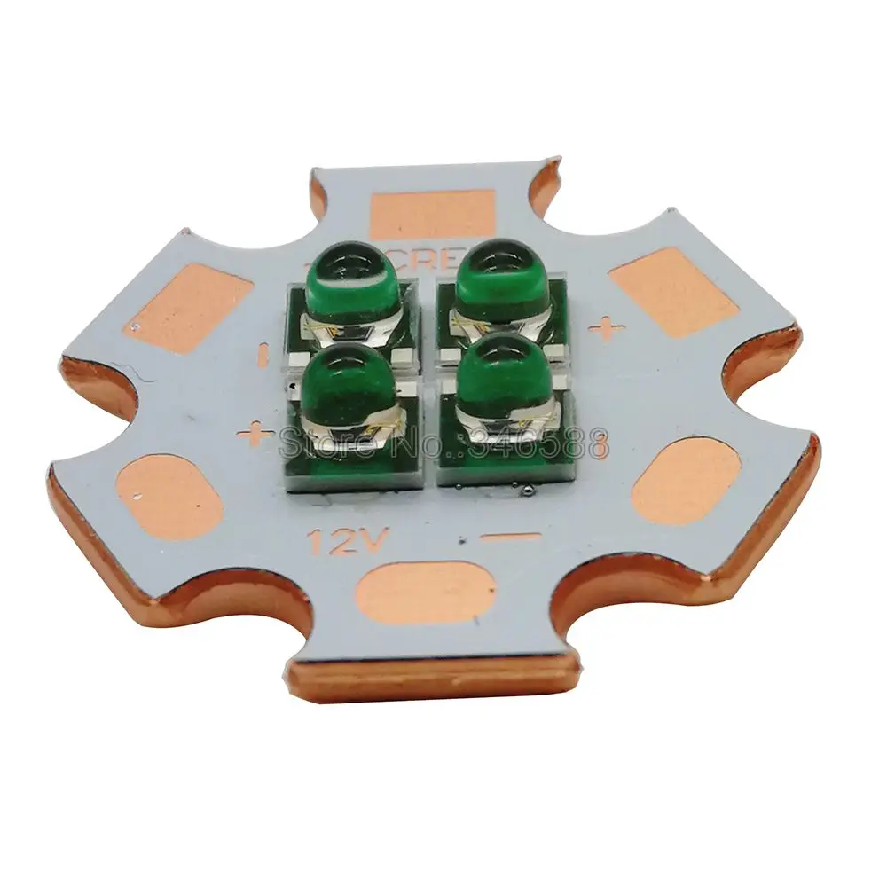 3 V/6 V/12 V 3535 4 Chips Led A Infrarossi IR 850nm 60 Gradi LED Ad Alta Potenza Emettitore con 20mm Rame PCB