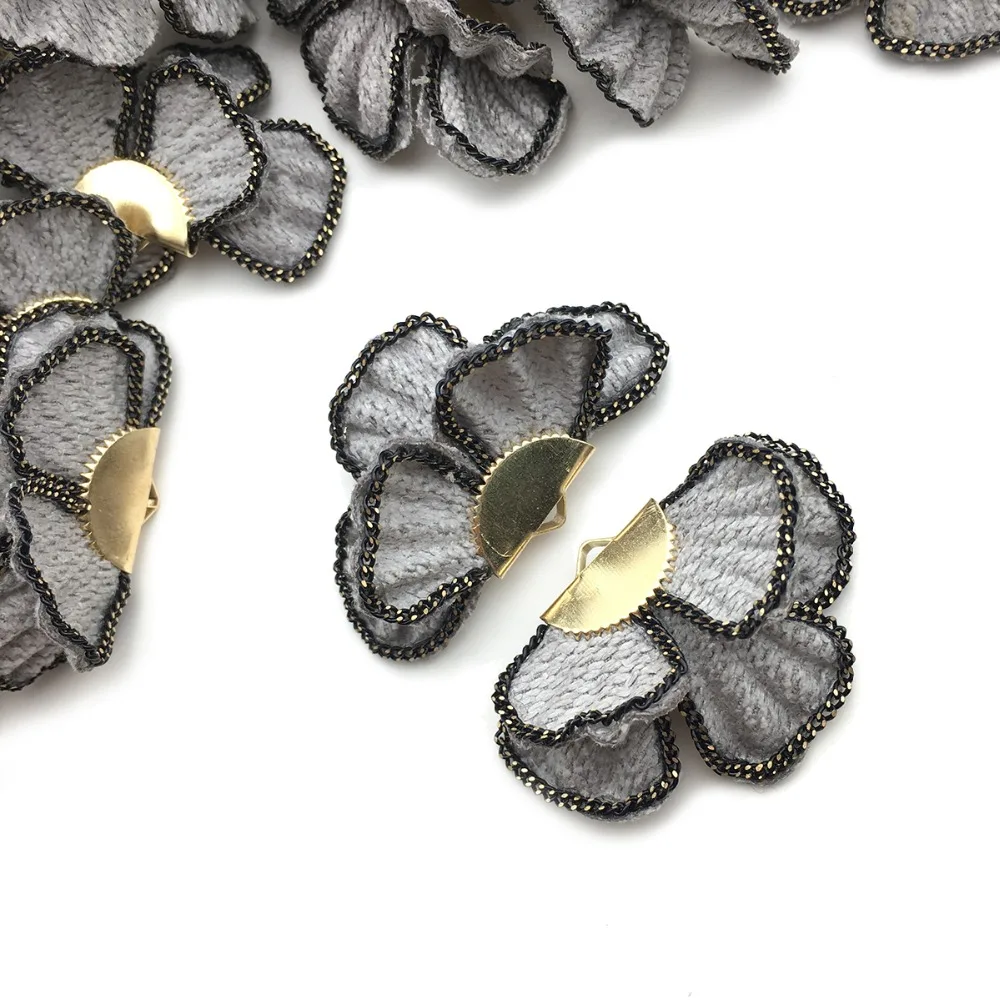 CHENGRUI  L170,patches for clothing,diy craft supplies,diy handmade earrings,craft material,diy craf,artificial Flowers,4pcs/bag