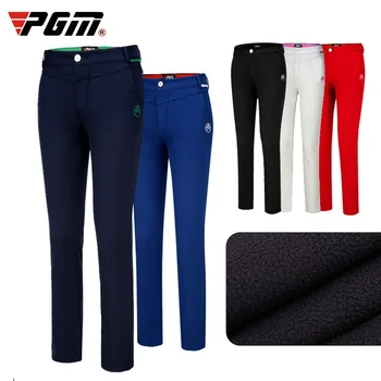 PGM 고품질 플러스 벨벳 골프 바지, 여성용 XS-3XLTrousers 스포츠웨어, 슬림 수트, 탄성 공 테니스 바지, 캐주얼 양말 보내기 