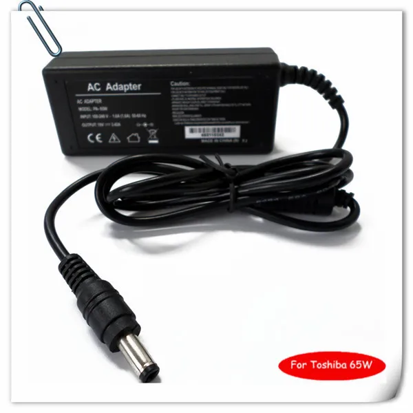 Laptop Battery Charger AC Adapter for Toshiba 19V 3.42A PA 1650 01 02 21 65w Notebook Power Supply Cord cargadores portatiles