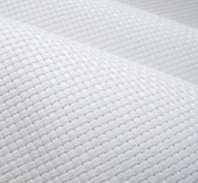 Top Quality Aida Embroidery Fabric,Cross Stitch Canvas, White Color, 11CT 14CT 16CT 18CT 25CT 28CT, 100X148CM