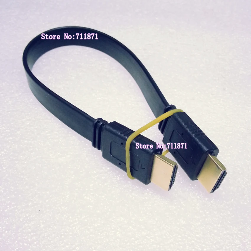 1.4V ad alta velocità maschio a maschio nastro morbido linea cavo compatibile HDMI cavo di linea compatibile HDMI corto cavo piatto compatibile HDMI