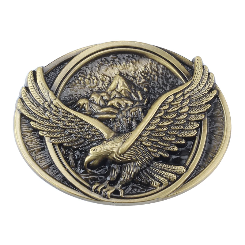 The eagle Spread  wings metal belt buckle