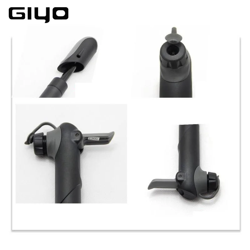 Giyo Bike Pump 105g Portable Mini MTB Mountain Bike Bicycle Pumps 100 psi High Pressure Cycling Hand Air Pump Ball Tire Inflator