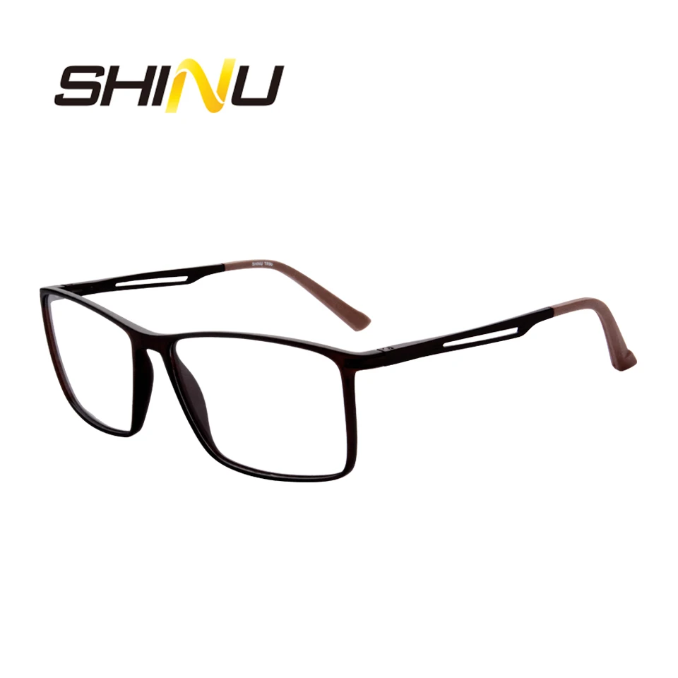 SHINU Brand Multifocal Progressive Reading Glasses For Men Women Points For Mens Reading Glasses Tr90 & Metal Eyewear For Reader