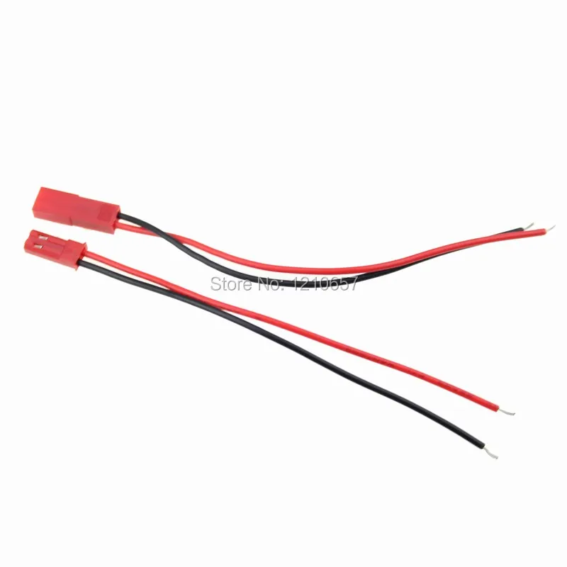 100 pairs JST Male + Female Connector Plug for RC Lipo Battery Part