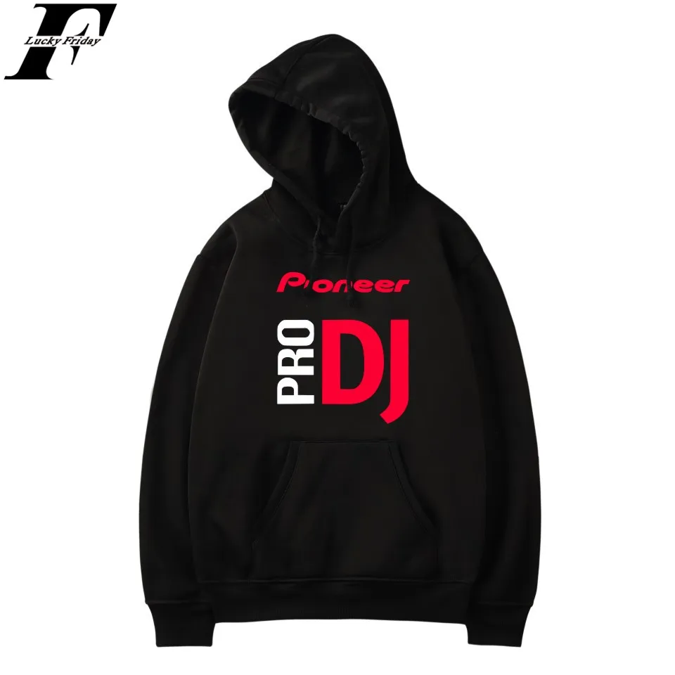 LUCKYFRIDAYF fashion pioneer Pro Dj Hoodies Sweatshirt casual Men women harajuku hooded pullover long sleeve hip hop hoodie tops