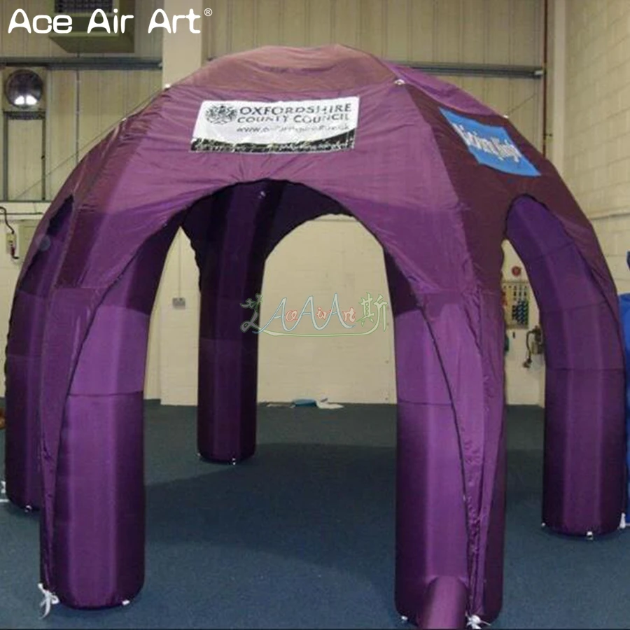 Mini Dome Inflatable Spider Tent 4 m Diameter Shelter Toy Shelter in Different Colors for Promotion