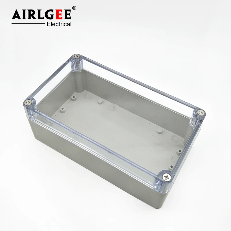 ABS Plastic Dustproof IP65 Joint Outdoor Transparent Cover Waterproof Electrical Junction Box 200x120x56mm