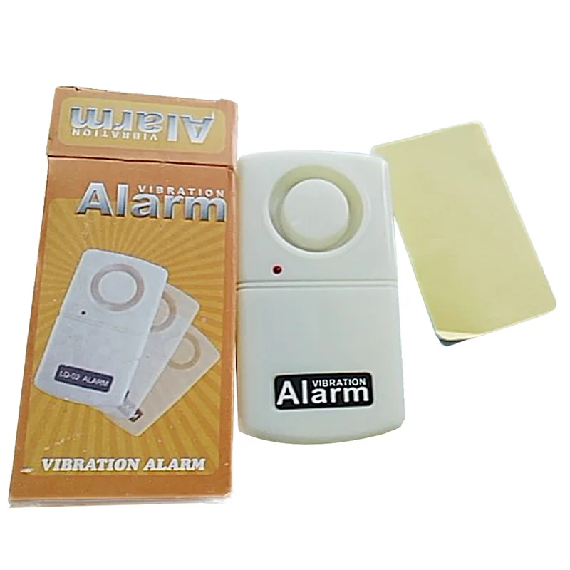 120dB Anti-Theft Security System Vibration Detector Alarm Shock Sensor Wireless Door Window Alarm Home Safety Accessories