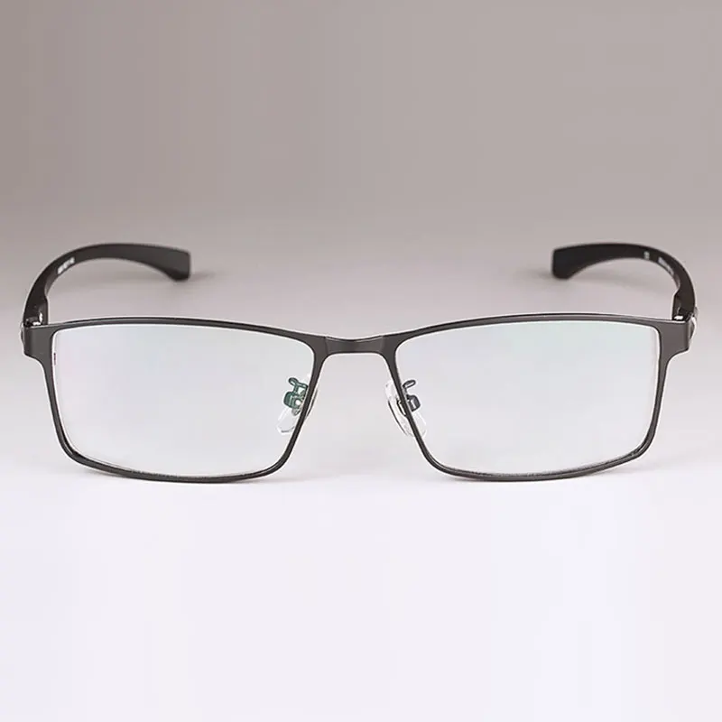 Men Titanium Alloy Eyeglasses Frame for Men Eyewear Flexible Temples Legs IP Electroplating Alloy Material,Full Rim and Half Rim