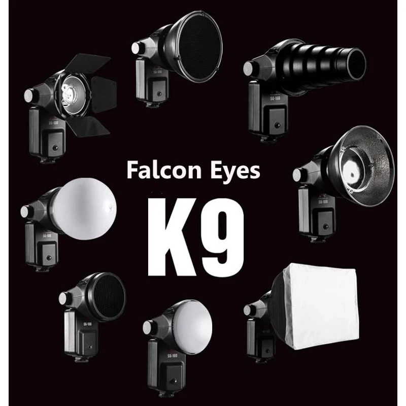 

FALCONEYES Speedlite Accessories Kit SGA-K9 for Nikon SB 910 900 800 700 600 Canon 580EX II 430EX II 600EX-RT