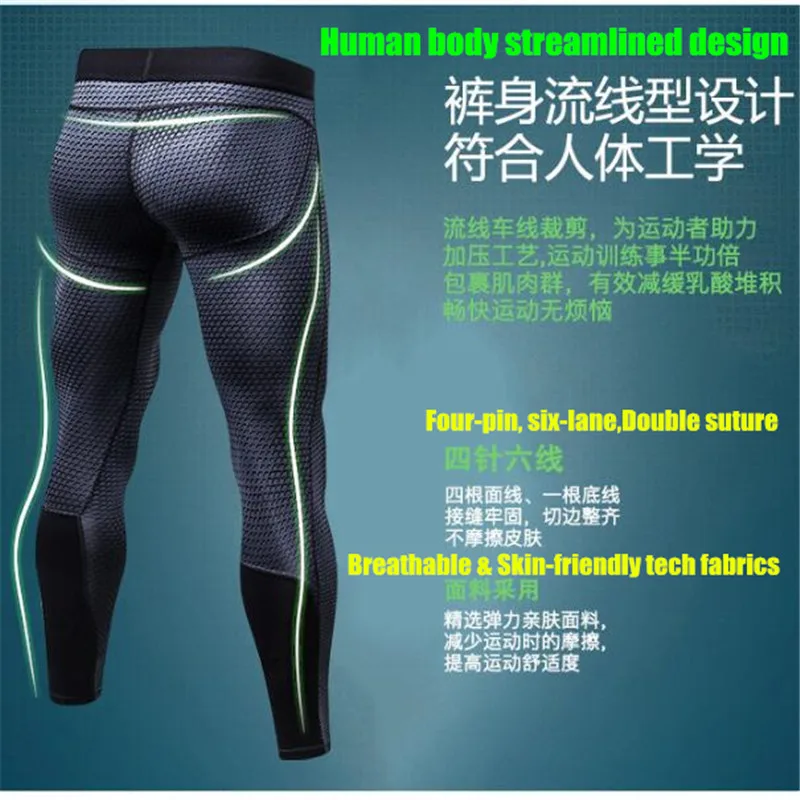 Men Pro Shaper Compression Underwear Sets 3D Cut Tight Pants & Tops,Elastic Quick-dry Wicking Sport Fitness Long Sleeve T-shirt