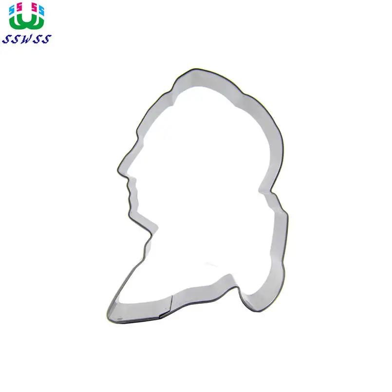 Celebrity Cake Cookie Biscuit Baking Mold,Great Man Head Portrait Shaped Cake Decorating Fondant Cutters Tools,Direct Selling