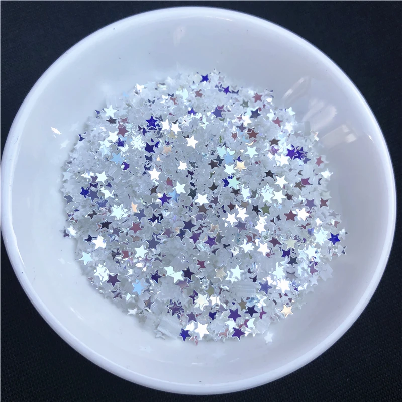 10g/Pack High Flash Crystal 1-4mm Star Heart Dot Plum PET Sequins Paillettes for Nails Art manicure/wedding decoration confetti