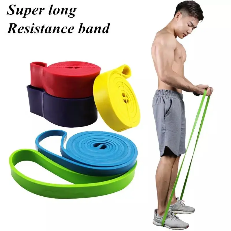 2080 MILLIMETRI Super-lungo Elastici A Resistenza Allenamento Ruber Palestra Expander Crossfit Sollevamento Pesi Crossfit Rafforzare La Muscolatura