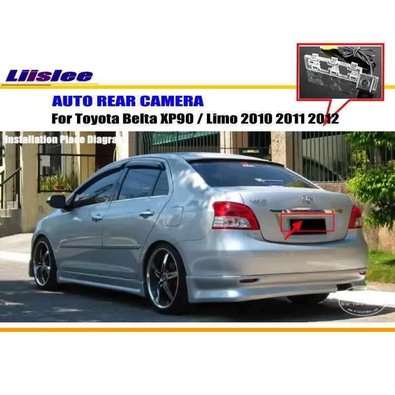 

Для Toyota Belta XP90 Limo 2010 2011 2012 Автомобильная камера заднего вида резервная парковочная задняя Автомобильная HD фотокамера комплект аксессуаров