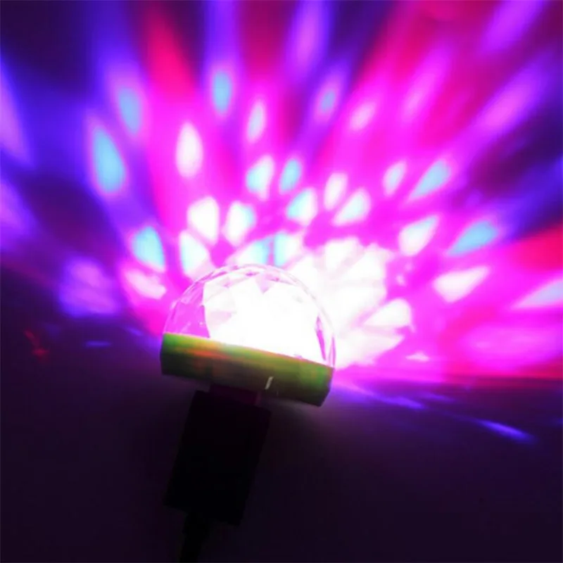 Protable LED Auto USB Atmosphäre Licht DJ RGB Mini Bunte Musik Sound Lampe für USB-C Telefon Oberfläche Genießen Bühne Beleuchtung wirkung