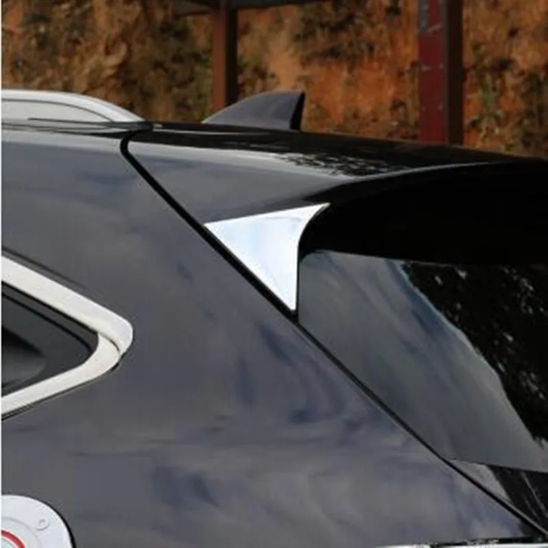 

ABS Chrome HRV Rear Side Window Spoiler Protection Trim Molding Garnish Surround Sticker Case For Honda HR-V Vezel 2015 2016