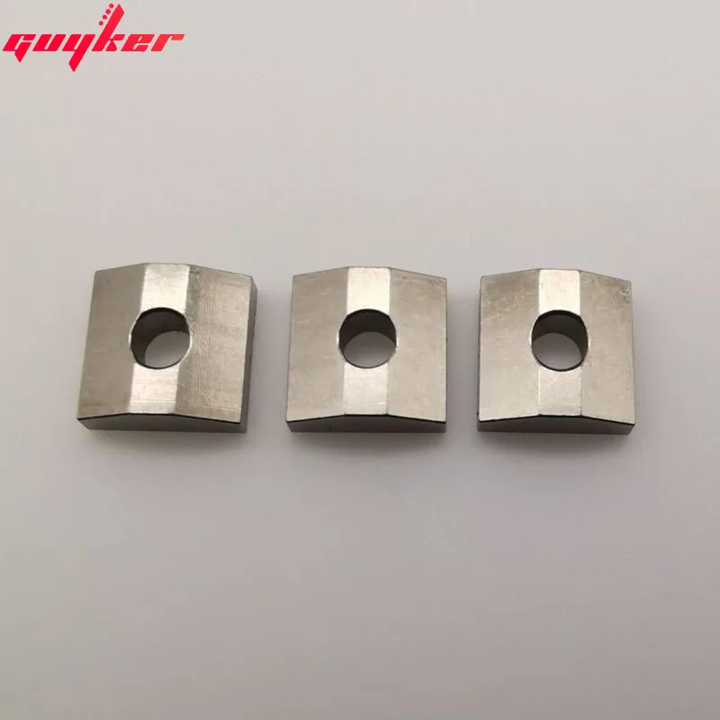 3 pcs Titanium alloy Guitar Locking Nut Clamping Blocks(Screw selectable) for FR Tremolo Bridge Parts