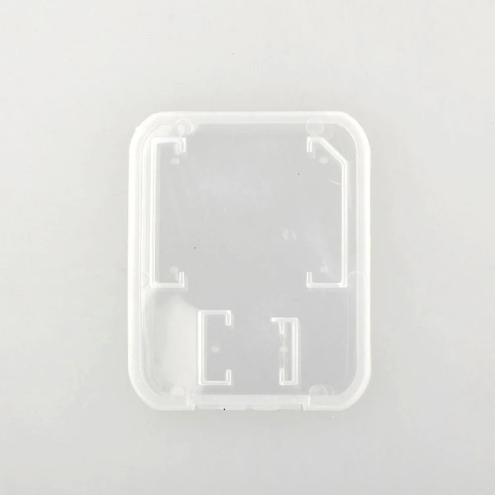 5 Pcs Clear Plastic Memory Card Case SD TF Card Storage Box Protection Holder