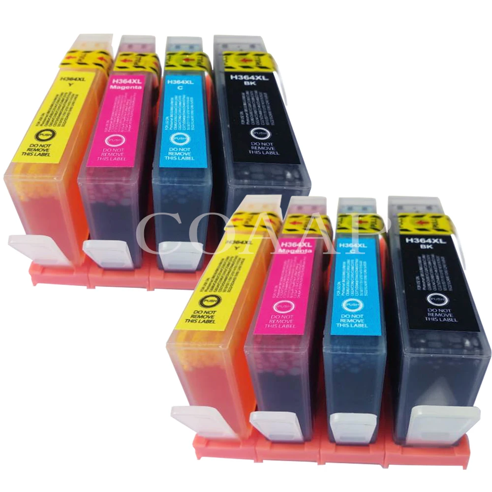 

8x Compatible ink cartridge for hp Photosmart 5510 B109a B8550 B109c C5380 B109d 7510 6510 All-In-One inkjet Printer with chip