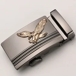 Cinturones de diseño para hombres, hebilla automática de Metal de águila para trinquete de 3,5 cm, accesorios de ropa, hebillas de cinturón, moda de lujo, hg69