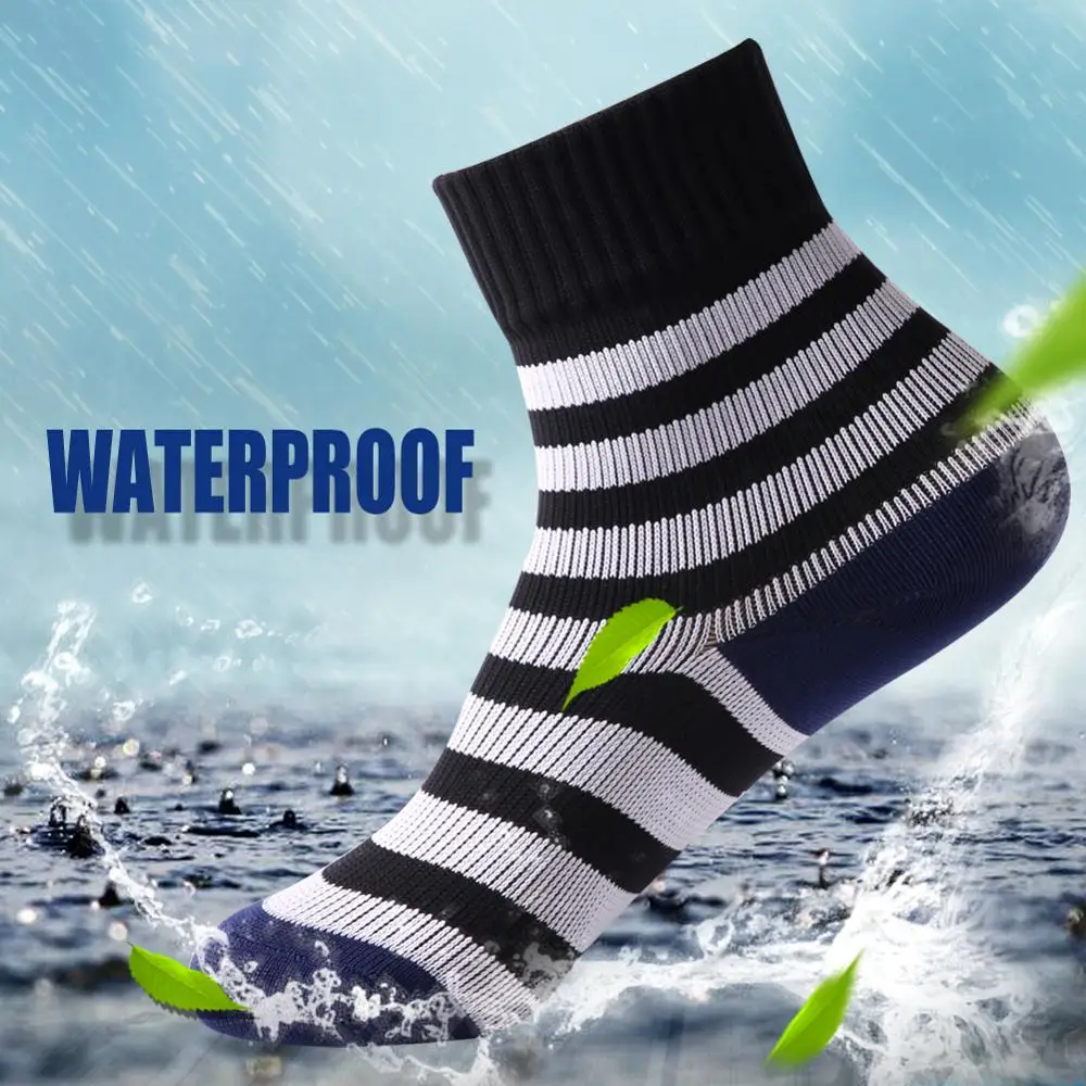 RANDY SUN Children Kids 100% Waterproof Socks Fishing Cycling Climbing Camping Hiking Socks Soft Breathable Antibacterial 1 Pair