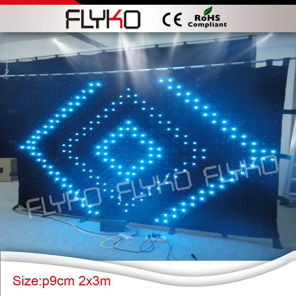 

Free Shipping Holiday 726 LED lamps String curtain Lights 220V 110V RGB colors Christmas Xmas Wedding Decorations