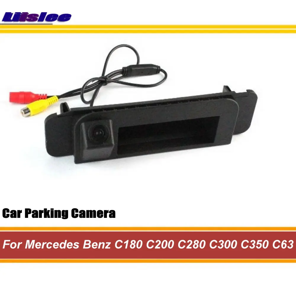 For Mercedes Benz C180/C200/C280/C300/C350/C63 2014 2015 Auto Back Door Trunk Handle Parking Rear Camera Car HD CCD 1/3 CAM