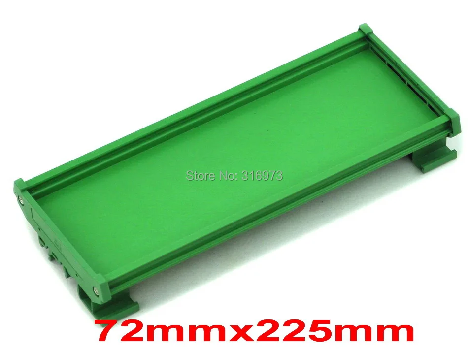 ( 50 pcs/lot ) DIN Rail Mounting Carrier, for 72mm x 225mm PCB, Housing, Bracket.