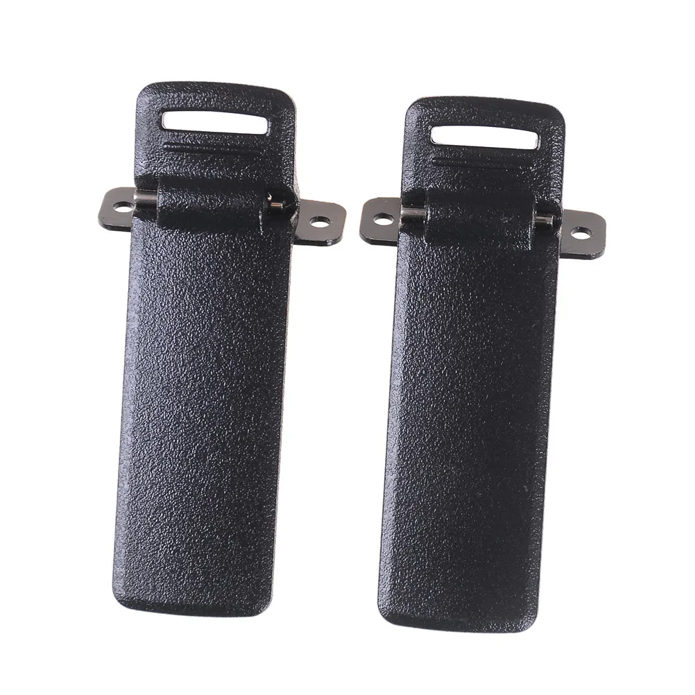 2Pcs Belt Clips Screws Walkie Talkie Spare Part Back Belt Clip For Baofeng UV-5R 2-way Radio UV5R