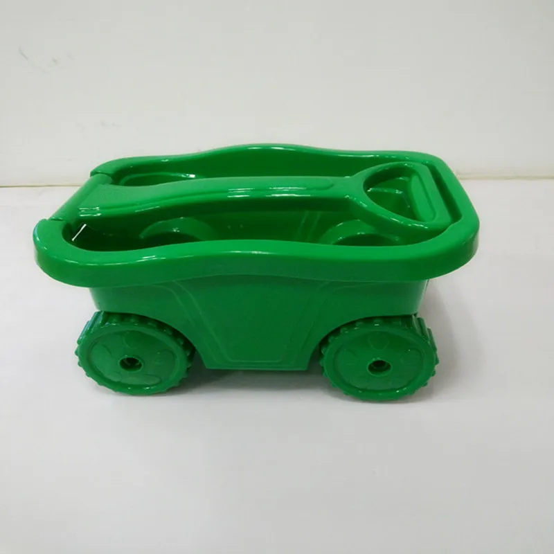 พลาสติกทรายล้อเด็กรถเข็นของเล่นเด็กเล่นทรายและหิมะเครื่องมือ Handcart เล่นทรายเครื่องมือของเล่นชายหาดกีฬากลางแจ้ง