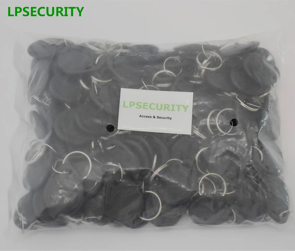 100pcs 125Khz RFID Proximity Keyfobs Ring Card RFID ID Tag Door Entry Access Control EM Key Chain Token