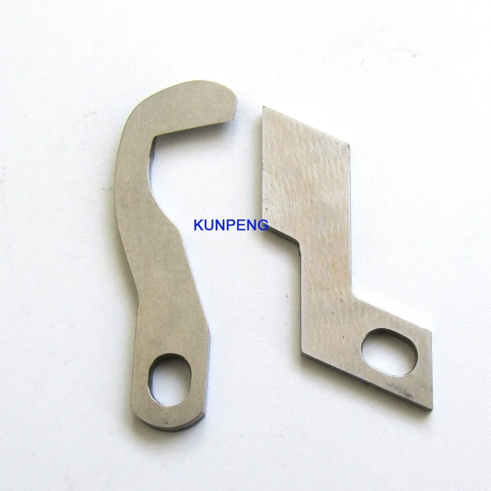 1SET#X76728-001+X76723-001 Upper&Lower Knife fit for Brother 9600TD, 9700LD, 9800LD, PL-1500,VIKING 1000L, 1001L