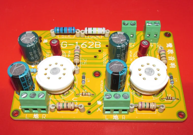 DYKB 6N11 6DJ8 Vacuum Tube Buffer Preamplifier Preamp SRPP Headphone Amplifier Board