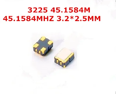 10PCS Active SMD คริสตัล Oscillator 3225 45.1584M 45.1584MHZ 3.2*2.5มม.4ฟุต PXO/OSC 3225 49.152M 49.152MHZ 49.1520MHZ 3.2X2.5