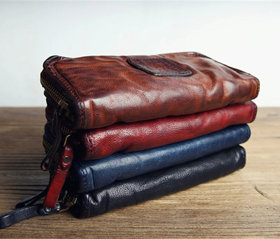 Gumst Merk Mannen Echt Koeienhuid Lederen Clutch Bag Business Mens Bag Grote Capaciteit Koe Lederen Portemonnee Bolsas Mannelijke 2019